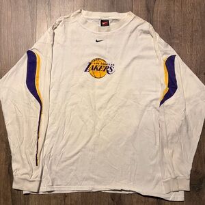 Vintage Nike Lakers Team Long Sleeve Shirt
